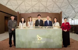 Reinauguración de la remodelada sala VIP de Primera clase en Hong de Kong, The Wing, de Cathay Pacific. Foto: Cathay Pacific