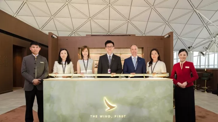 Reinauguraci�n de la remodelada sala VIP de Primera clase en Hong de Kong, The Wing, de Cathay Pacific. Foto: Cathay Pacific