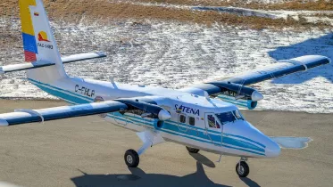 Uno de los 2 �Twin Otter� nuevos de SATENA, en concreto el ejemplar n� 1.000 entregados de este modelo.