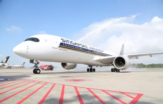 Airbus A350-900 de Singapore Airlines del grupo SIA. Foto: Singapore Airlines