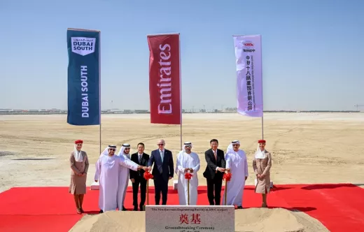 Emirates inicia en Dubai South un macrocomplejo de ingenier�a aeron�utica. Foto: Emirates