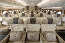 Emirates completa la primera remodelaci�n de un A380 de dos clases con cabina Premium Economy.