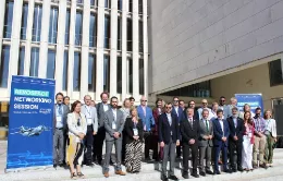 Foto de familia del encuentro empresarial organizado por Andalucía Trade de 20 compañías andaluzas co n nueve contratistas internacionales.