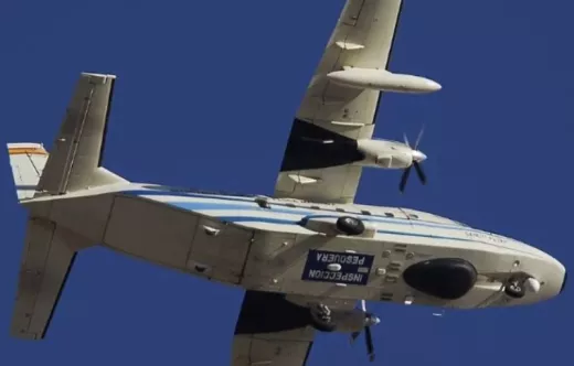 El C-212 conocido como Sancti Petri (MAPA).