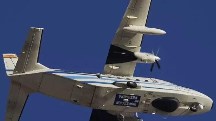 El C-212 conocido como Sancti Petri (MAPA).