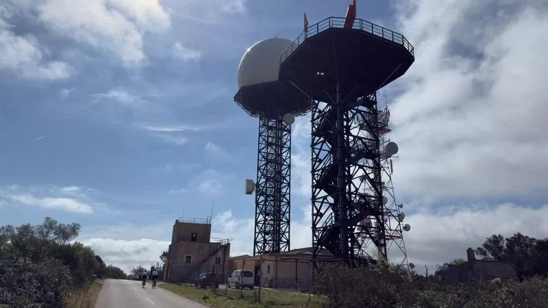 El nuevo radar de Randa. El nuevo radar de Randa.
