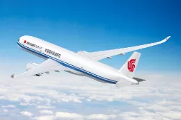 A350F de Air China Cargo en vuelo. Foto: Airbus