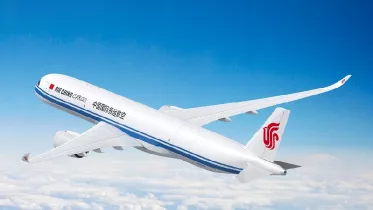 A350F de Air China Cargo en vuelo. Foto: Airbus A350F de Air China Cargo en vuelo. Foto: Airbus