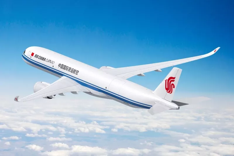 A350F de Air China Cargo en vuelo. Foto: Airbus A350F de Air China Cargo en vuelo. Foto: Airbus