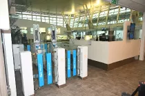 Pasarelas biom�tricas del Aeropuerto de Punta del Este.