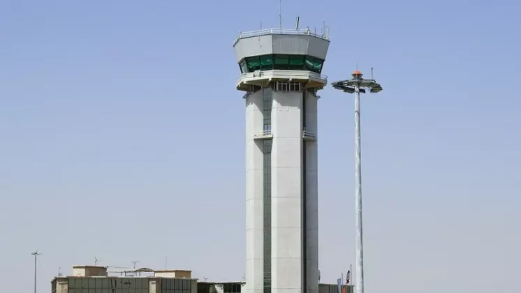Torre de control del aeropuerto internacional Im�n Khomeini.
