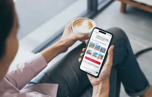 La nueva app en ChatGPT, South Summit, siendo utilizada. Foto: Iberia
