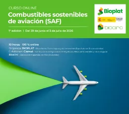 Fragmento del programa del curso online de especializaci�n en combustibles SAF 2026.