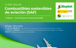 Fragmento del programa del curso online de especialización en combustibles SAF 2026.