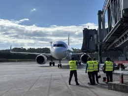 Trabajadores de South Europe Ground Services.
