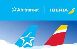 Ilustración del acuerdo interlínea de Air Transat e Iberia. Imagen: Air Transat
