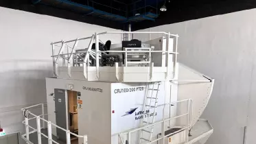 Durante las �ltimas semanas se llevaron adelante en el Lufthansa Aviation Training en Alemania los entrenamientos de pilotos en simuladores de vuelo. Foto: Joy