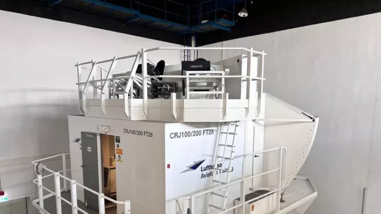 Durante las �ltimas semanas se llevaron adelante en el Lufthansa Aviation Training en Alemania los entrenamientos de pilotos en simuladores de vuelo. Foto: Joy