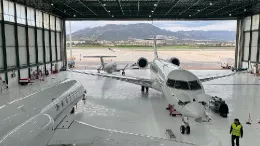 Hangar de Boost Air. Foto: Boost Air