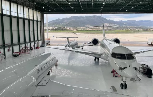 Hangar de Boost Air. Foto: Boost Air
