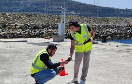 Demostraci�n del proyecto europeo SPATIO. Foto: Enaire