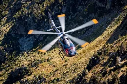 Helic�ptero Airbus H145 en vuelo. Foto: Airbus Helicopters