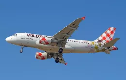 Avión de Volotea en vuelo. Foto: Volotea