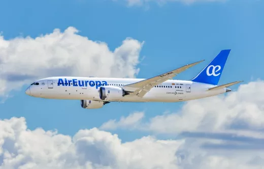 Avi�n de Air Europa en vuelo. Foto: Air Europa
