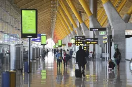 Interior de la terminal T4 del Aeropuerto Adolfo Su�rez Madrid. Foto: Aena