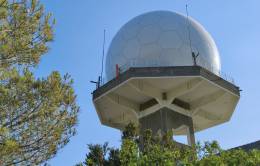 Nuevo radar de Begas (Barcelona) con tecnología 3D instalado por Enaire. Foto: Enaire