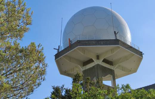 Nuevo radar de Begas (Barcelona) con tecnolog�a 3D instalado por Enaire. Foto: Enaire