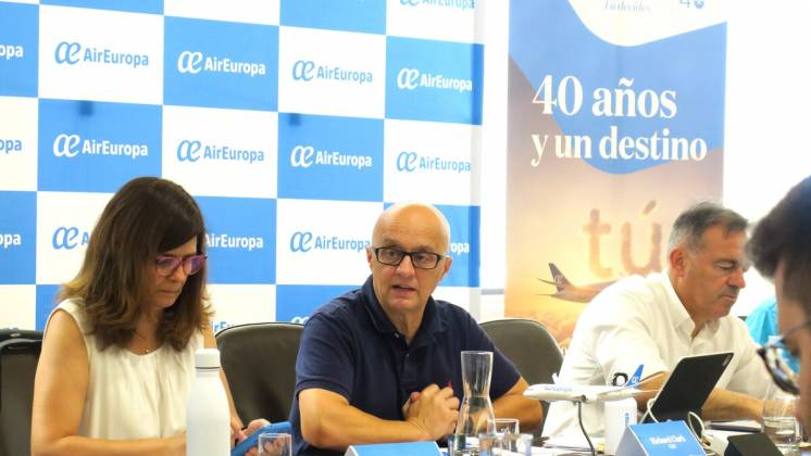 Presentaci�n de resultados de Air Europa. Foto: Air Europa