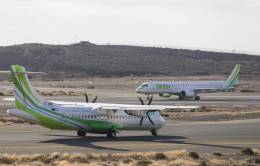 Aviones de Binter en pista. Foto: Binter