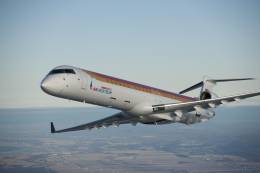 Avi�n de Air Nostrum en vuelo. Foto: Air Nostrum