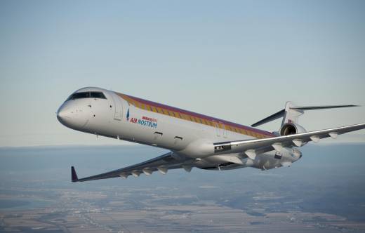 Avi�n de Air Nostrum en vuelo. Foto: Air Nostrum