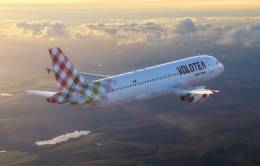 Avión de Volotea en vuelo. Foto: Volotea