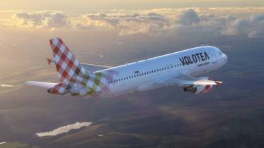 Avión de Volotea en vuelo. Foto: Volotea Avión de Volotea en vuelo. Foto: Volotea