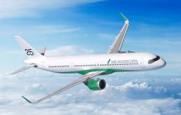 Airbus de SMBC Aviation en vuelo. Foto: Airbus