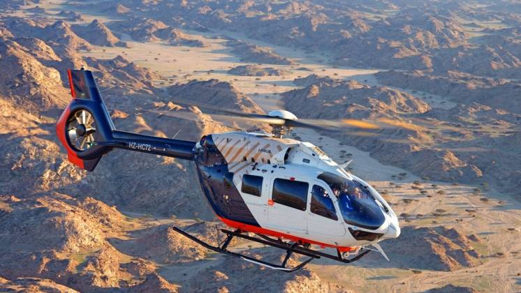 Airbus H145 en vuelo. Foto: Airbus Helicopters