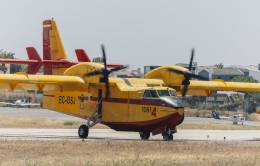 Avión de Avincis CL-215T . Foto: Avincis