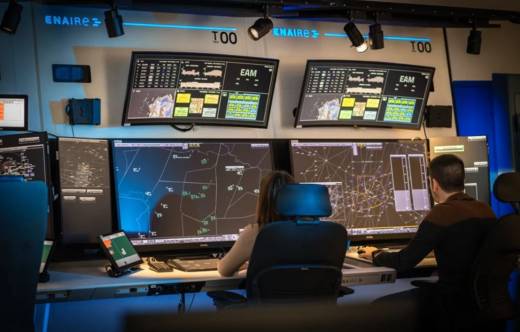 Centro de Control de ENAIRE en Madrid.