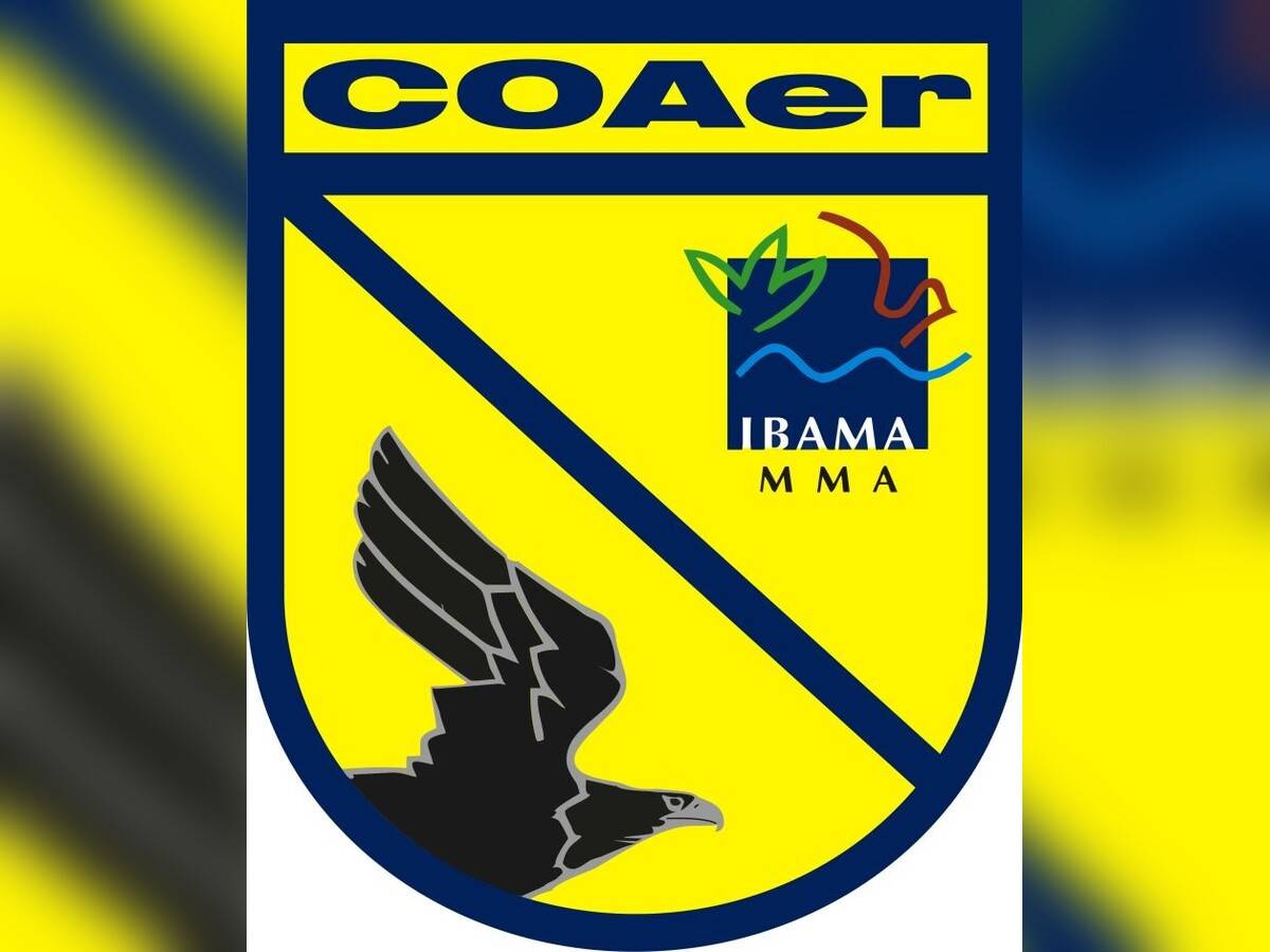 Emblema del Centro de Operaciones Aéreas (COAER) del Instituto Brasileño de Medio Ambiente y Recursos Naturales Renovables (Ibama). Emblema del Centro de Operaciones Aéreas (COAER) del Instituto Brasileño de Medio Ambiente y Recursos Naturales Renovables (Ibama).