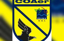 Emblema del Centro de Operaciones Aéreas (COAER) del Instituto Brasileño de Medio Ambiente y Recursos Naturales Renovables (Ibama).