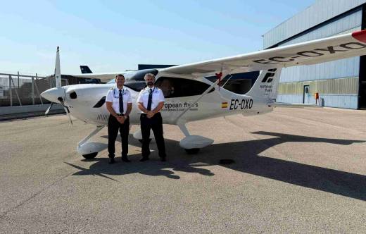 Tecnam P2010 TDI de European Flyers. Foto: European Flyers.