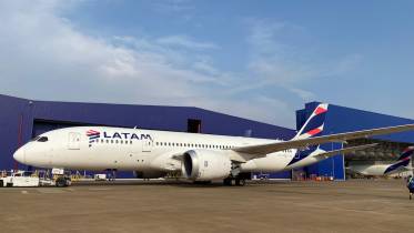 Avi�n de LATAM. 
