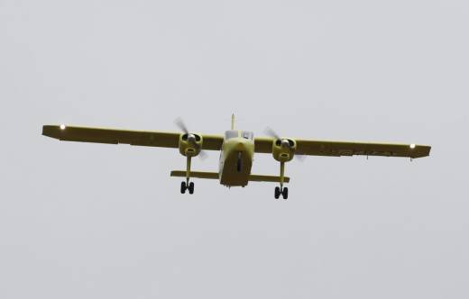 El primer vuelo del nuevo �Islander�.
