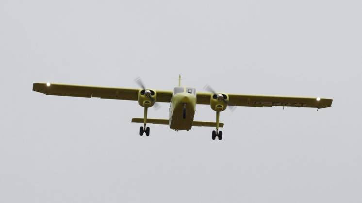El primer vuelo del nuevo �Islander�.