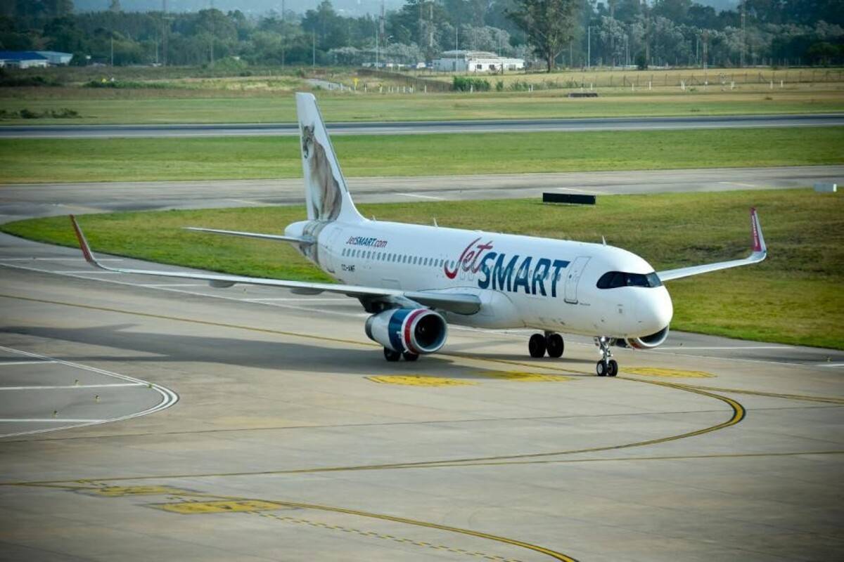 Avión de JtSmart. Foto: Presidencia Uruguay Avión de JtSmart. Foto: Presidencia Uruguay
