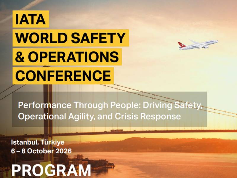 Portada del programa de la Conferencia Mundial de Seguridad y Operaciones 2026, WSOC de la IATA. Portada del programa de la Conferencia Mundial de Seguridad y Operaciones 2026, WSOC de la IATA.
