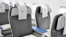Asientos de un avi�n de Azores Airlines. Foto: Azores Airlines